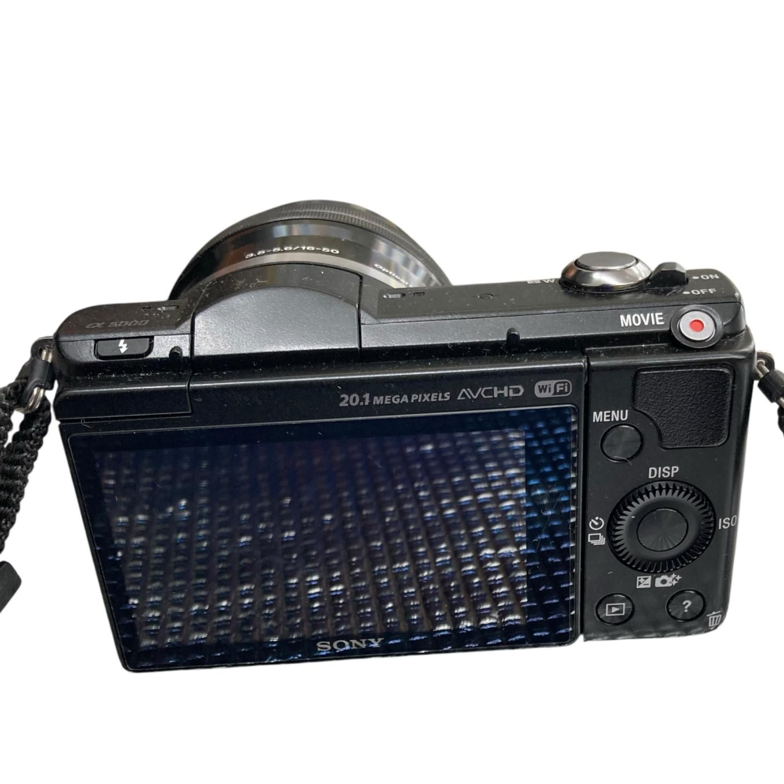 186000 現状品 sonny ソニー デジタル一眼レフカメラ SELP1650 α5000 