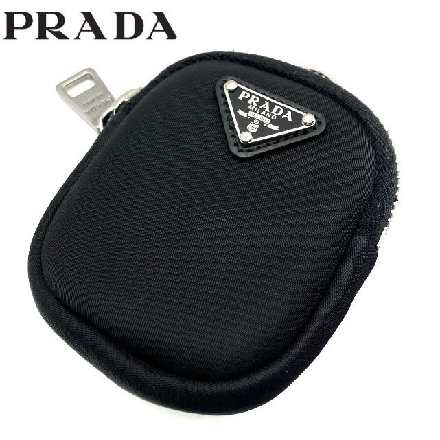 美品】PRADA(プラダ) Re-Nylon トライアングルロゴ ミニポーチ