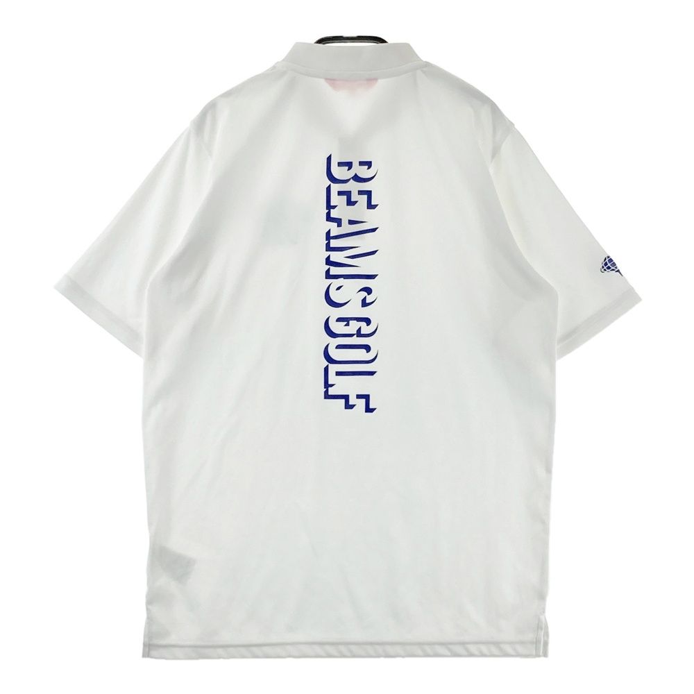 サイズ：S BEAMS GOLF ビームスゴルフ  半袖Tシャツ  ホワイト系 [240101618736] ゴルフウェア メンズ ストスト サイズ：S BEAMS GOLF ビームスゴルフ 半袖Tシャツ ホワイト系