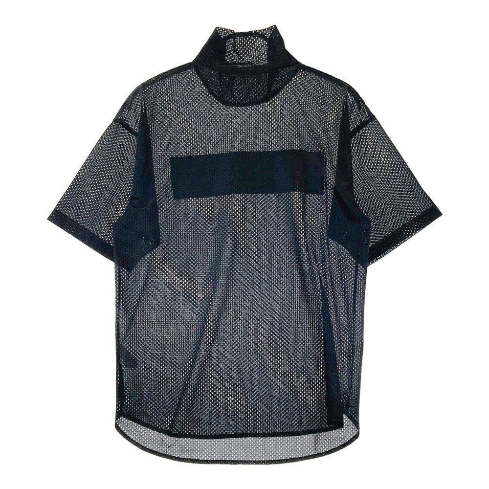 サイズ：4 RUSSELUNO ラッセルノ メッシュ ハイネック 半袖Tシャツ