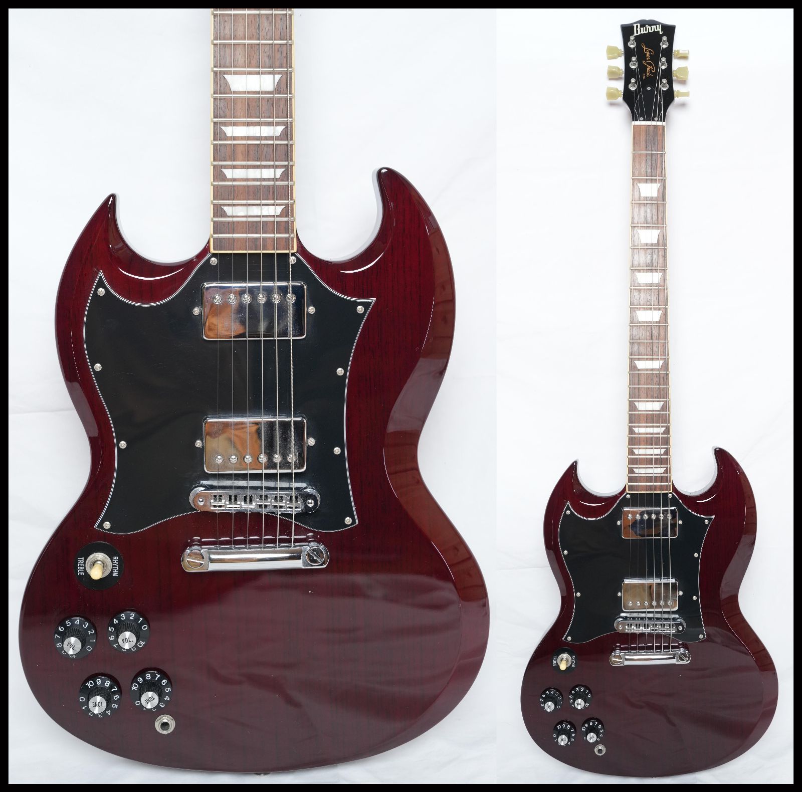 ☆BURNY RSG-55 '63 LEFTY CHERRY SGモデル 左用 2013年製 美品