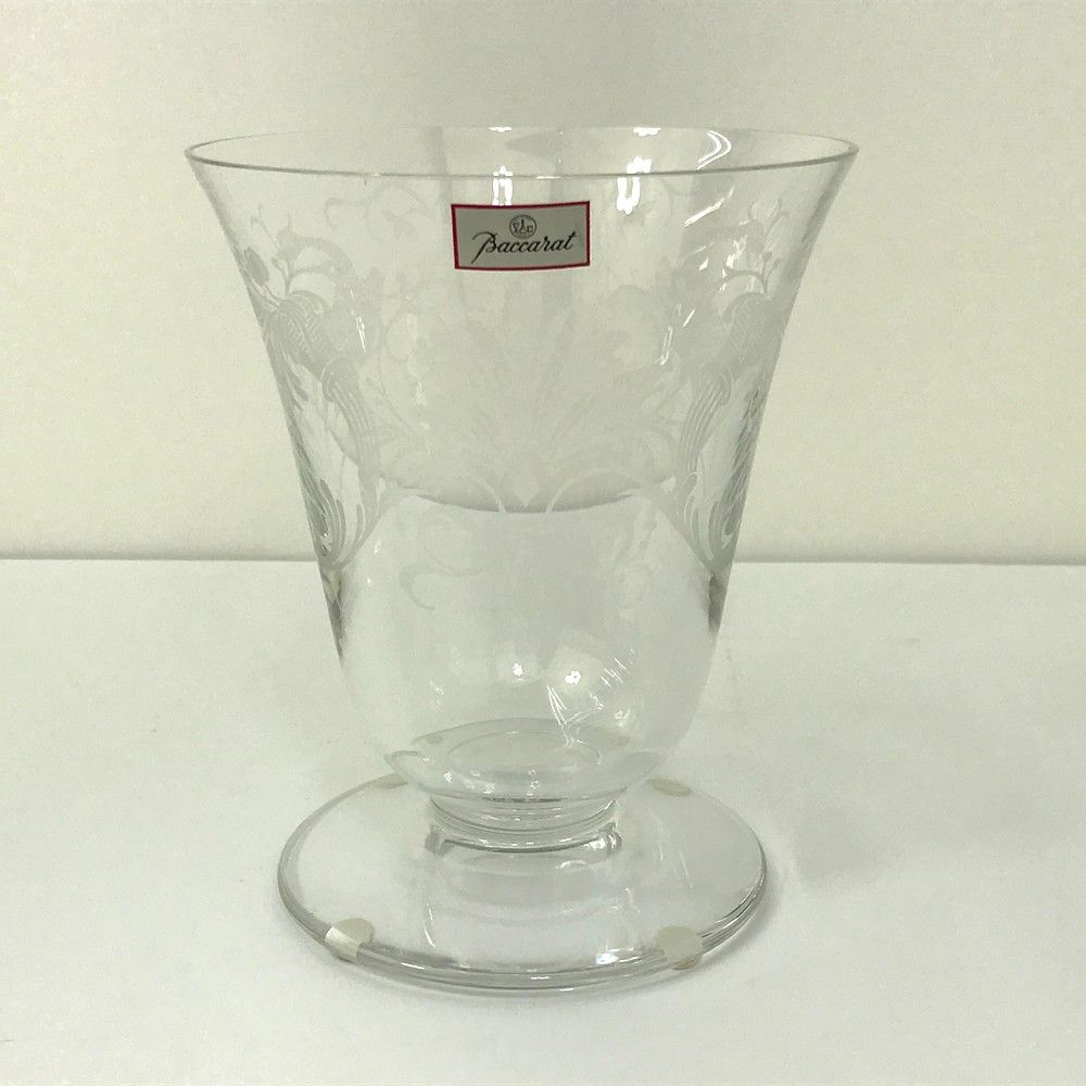 バカラ キリン フラワーベース 1987 80周年記念 未使用品 未使用品 Baccarat バカラ キリン フラワーベース 1987 80周年記念