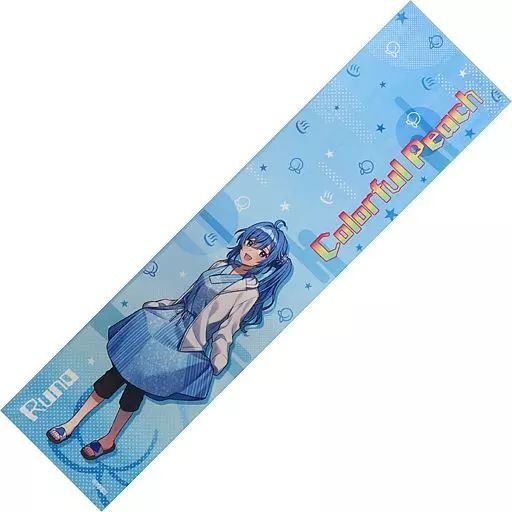 中古】雑貨 るな マフラータオル 「カラフルピーチ×極楽湯・RAKU SPA