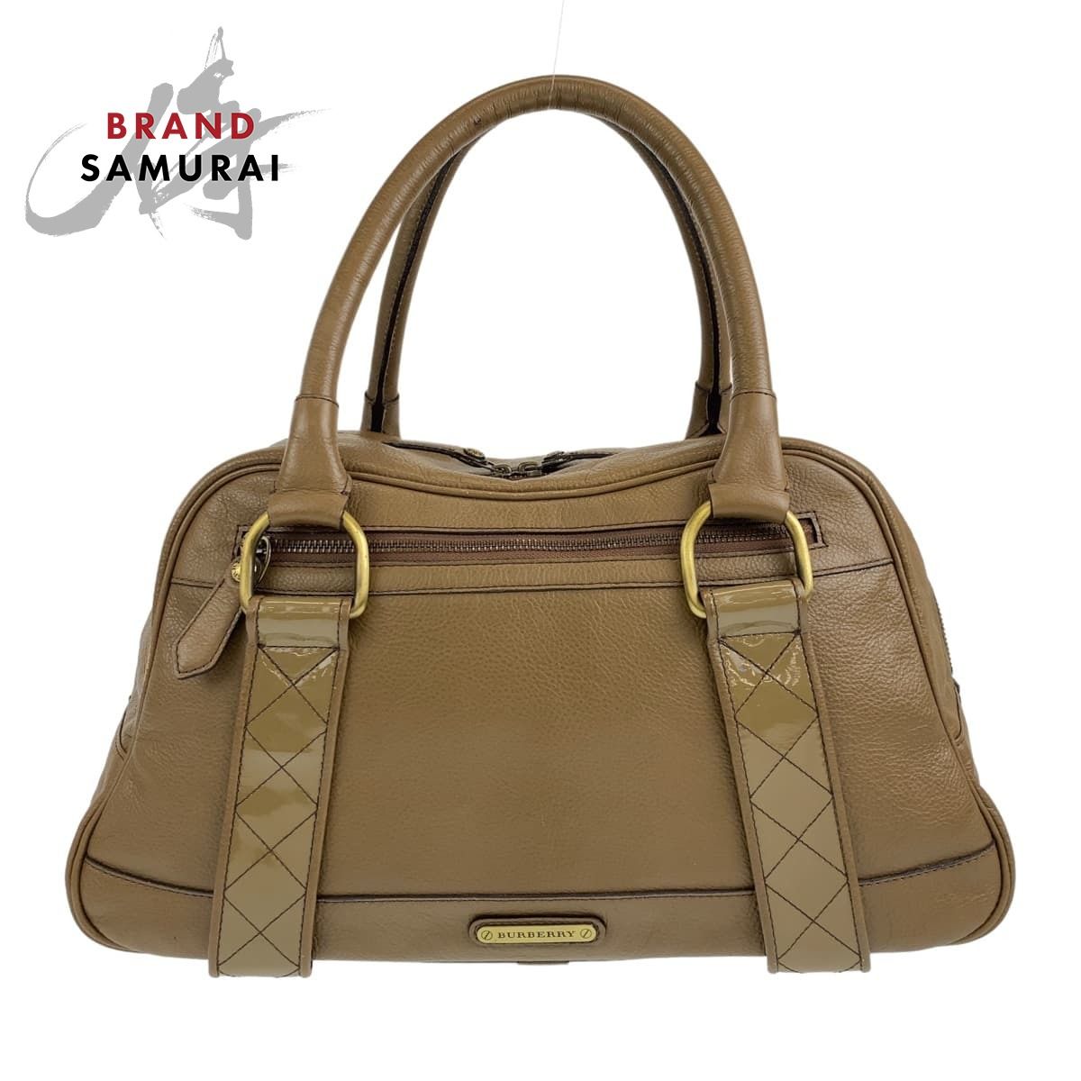 美品 BURBERRY バーバリー 中チェック柄 ベージュ ブラウン 美品 BURBERRY バーバリー 中チェック柄 ベージュ ブラウン