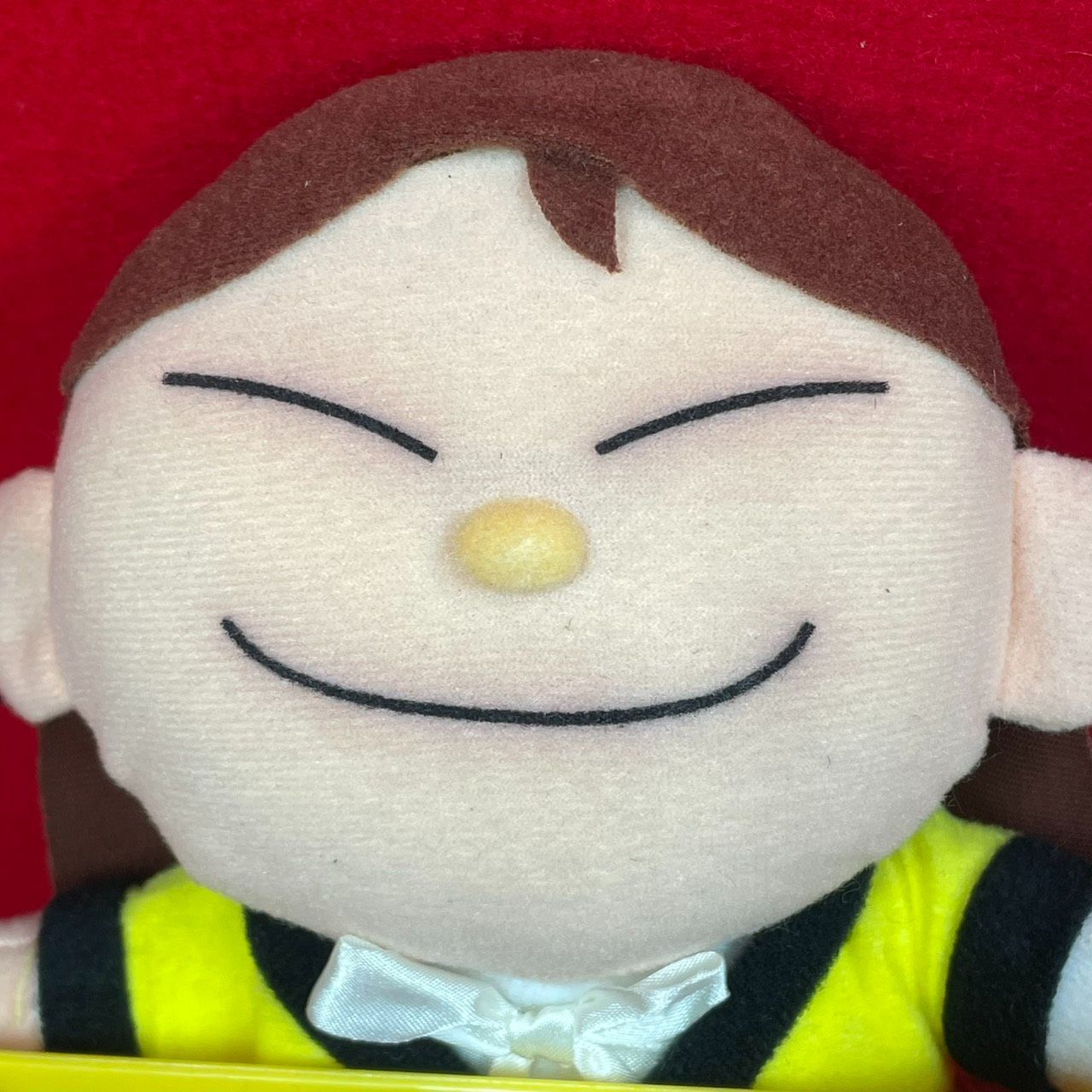 昭和レトロ ピーナッツクラブ 吸盤付きメッセージぬいぐるみ タグ付き