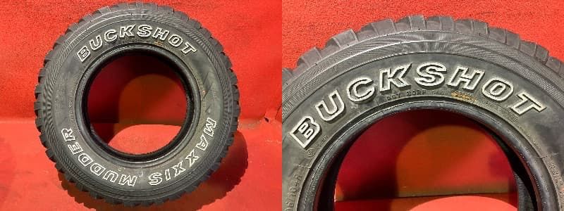 中古サマータイヤ【195R14C 8PR 106/104 MAXXIS BUCKSHOT】 4本SET
