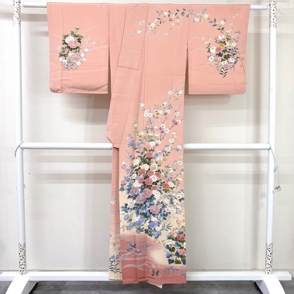 美品 逸品 上品 十日町友禅 春水 作 正絹 訪問着 K1255 - メルカリ
