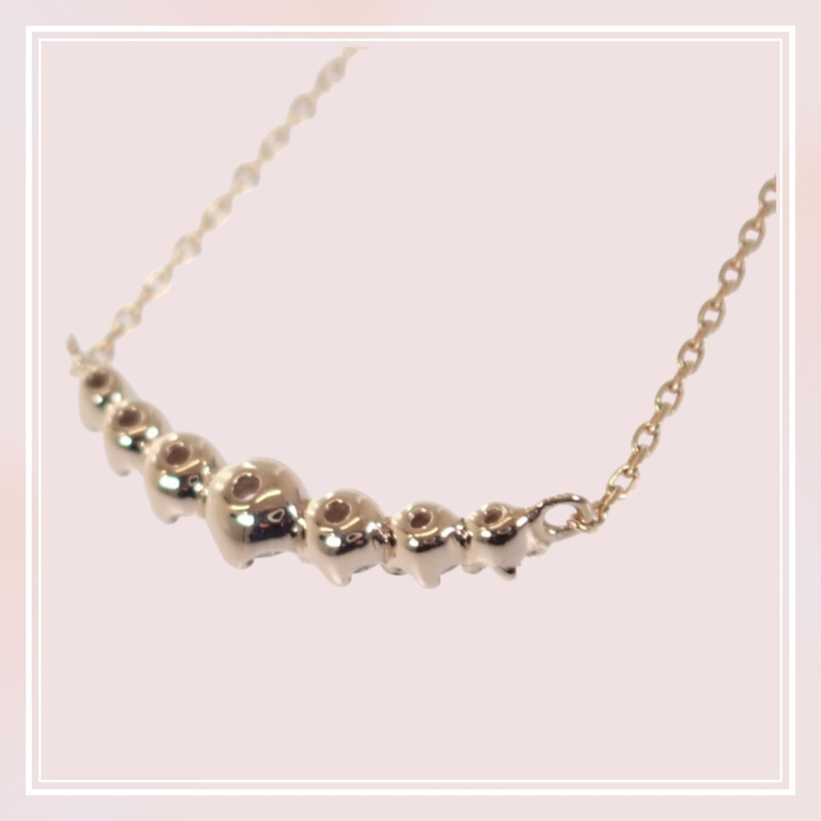4℃】ダイヤモンドネックレス 111631123101 ネックレス K18ピンク