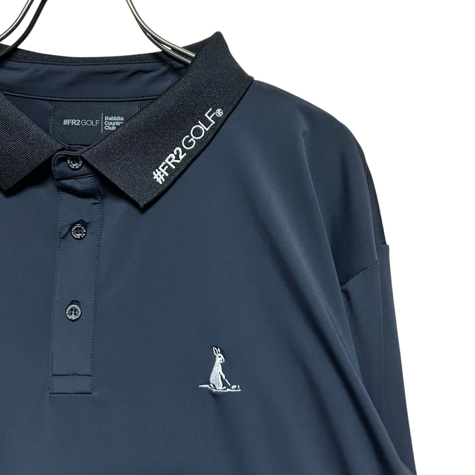【美品】FR2 GOLF windandsea 長袖ポロシャツ 激レア 美品 希少サイズ WIND AND SEA × FR2 GOLF コラボ 長袖 シャツ