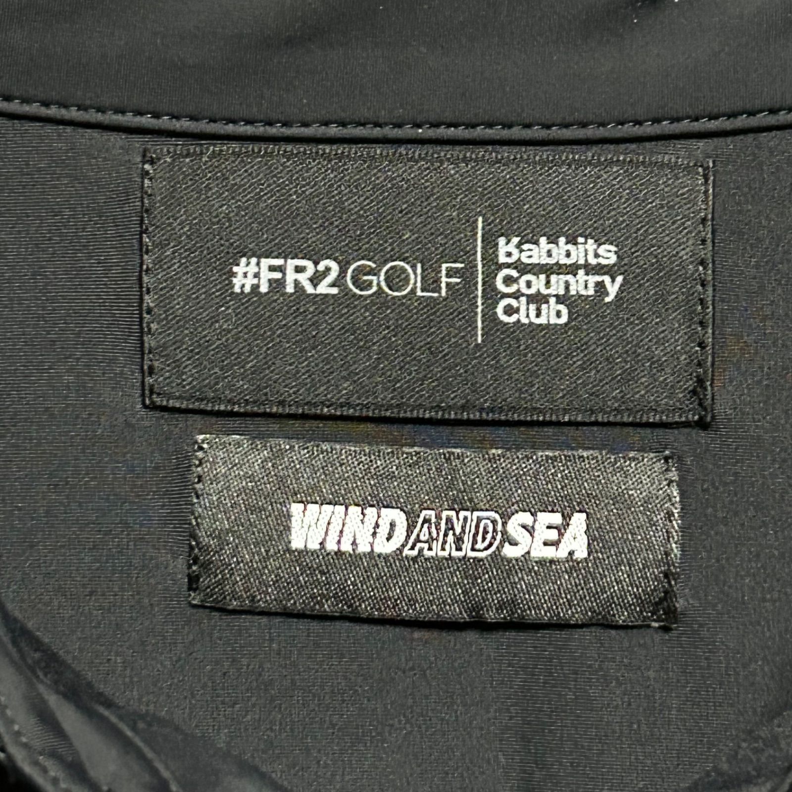 激レア 美品 希少サイズ WIND AND SEA × FR2 GOLF コラボ 長袖 シャツ