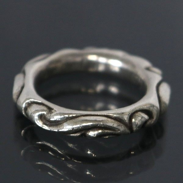 CHROME HEARTS 新宿店 クロムハーツ スクロールバンド リング 指輪