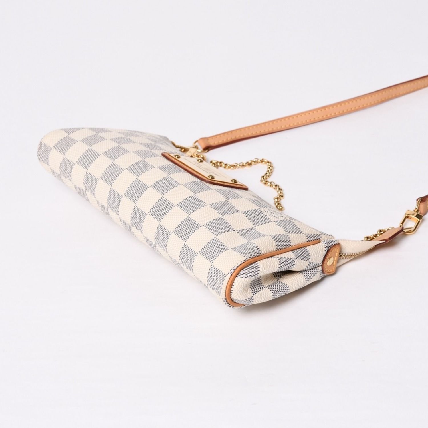 極美品 LOUIS VUITTON ルイヴィトン ダミエ アズール エヴァ 極美品 LOUIS VUITTON ルイヴィトン ダミエ アズール エヴァ