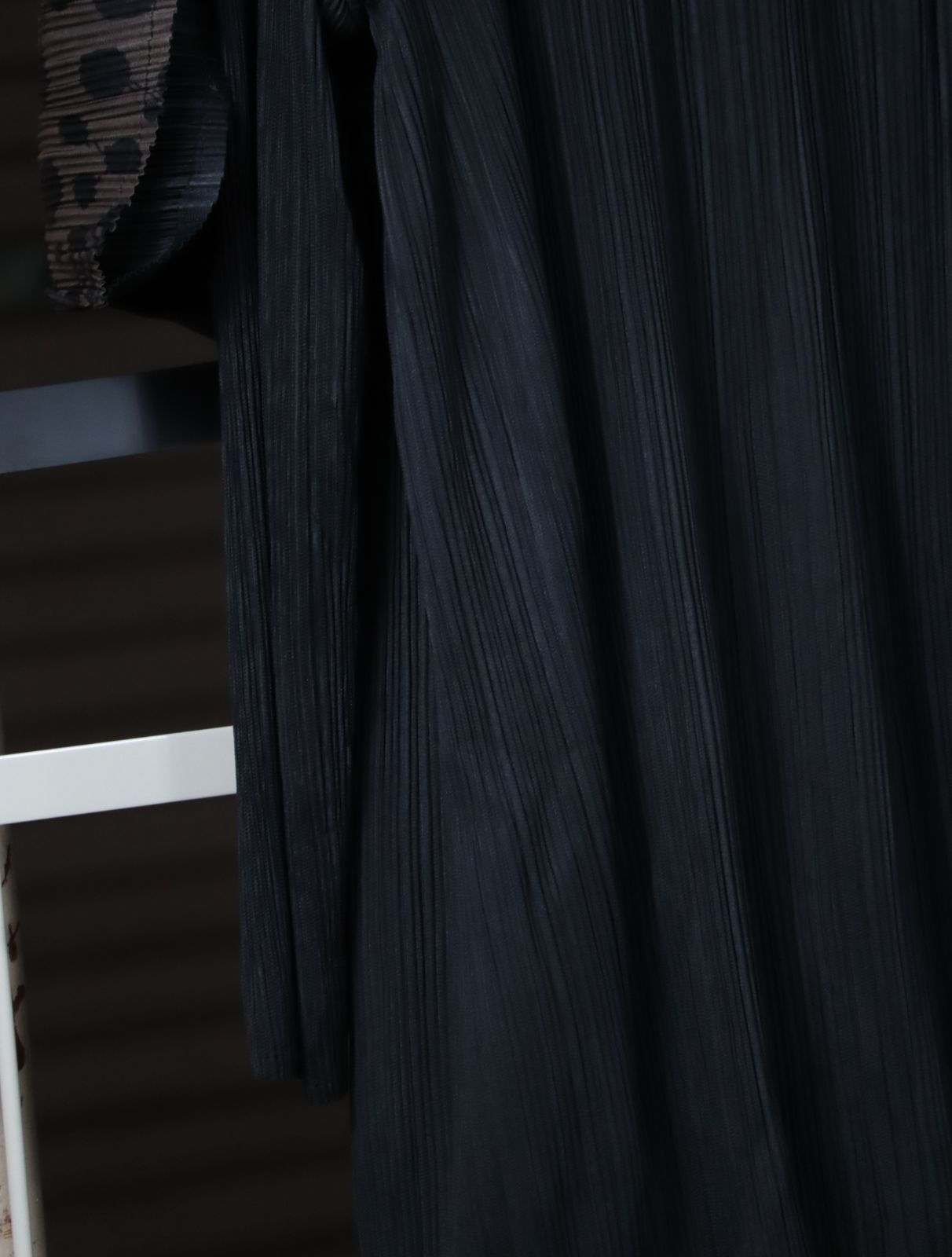 ユニーク デザイン ドレープ プリーツ 変形 カーディガン 黒 80s 90s unique drape pleated cardigan black × atomic ユニーク デザイン
