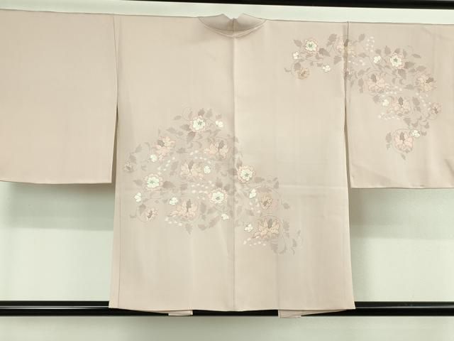 平和屋着物∞極上　羽織　更紗花文　薄い虹色地　金彩　逸品　未使用　DZAB5133kh6 平和屋着物∞極上 羽織 更紗花文 薄い虹色地 金彩 逸品 未使用