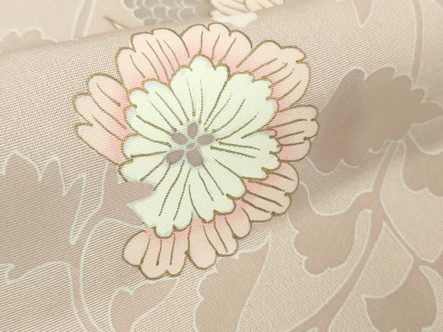 平和屋着物∞極上 羽織 更紗花文 薄い虹色地 金彩 逸品 未使用