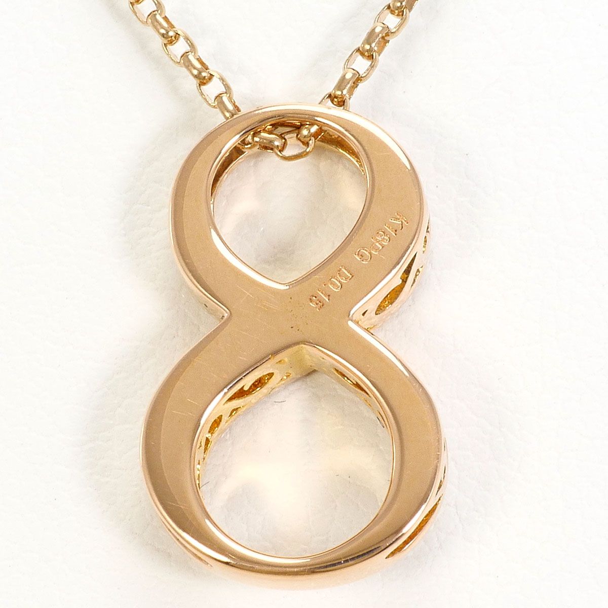 K18PG ネックレス ダイヤモンド 0.15ct 鑑別書 総重量約4.5g 約 K18PG ネックレス ダイヤモンド 0.15ct 鑑別書 総重量約4.5g 約