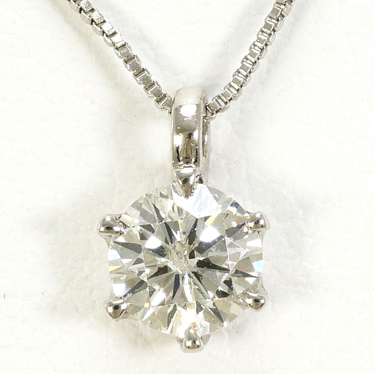 PT900/プラチナ PT850/プラチナ ネックレス ダイヤモンド 0.316ct I1 