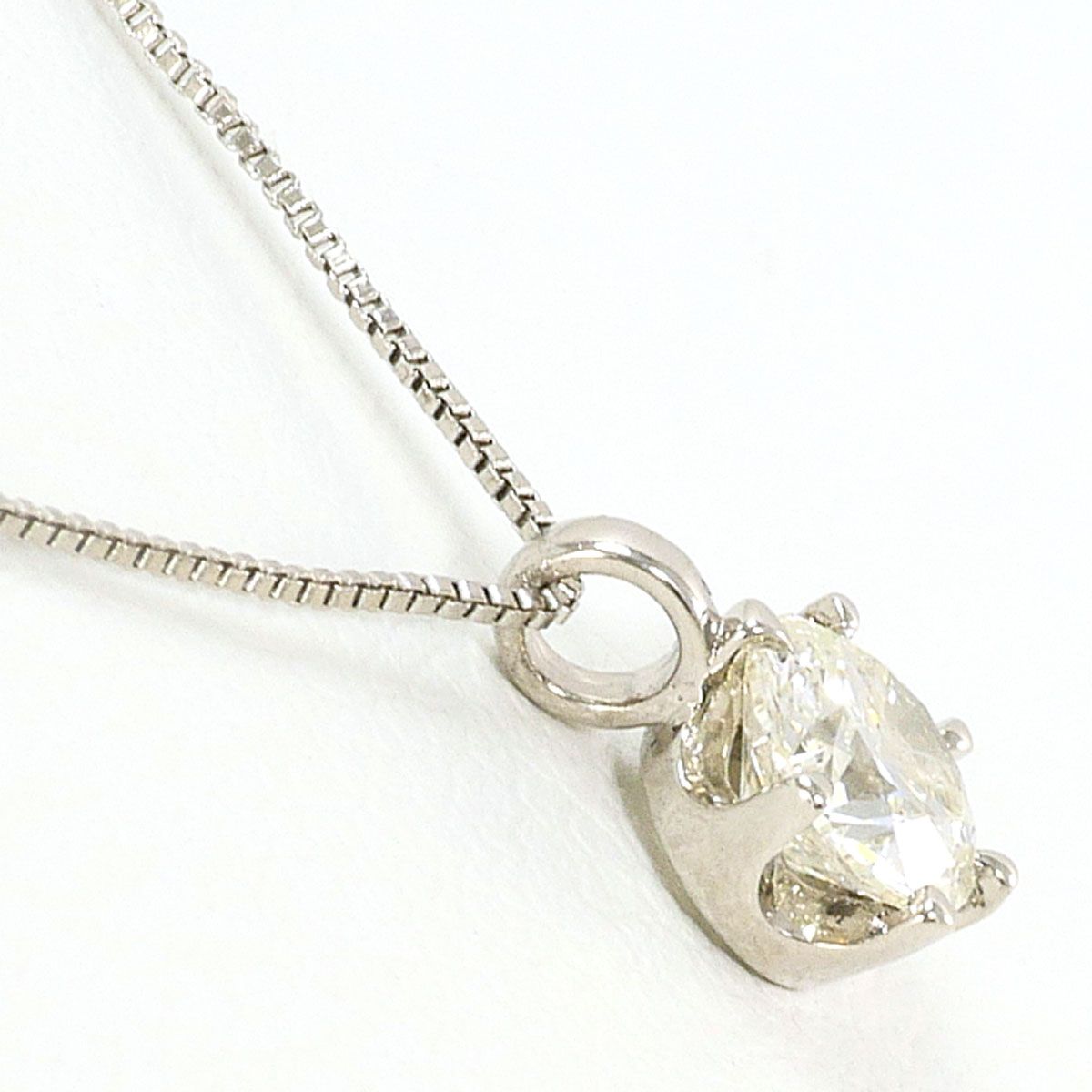 PT900/プラチナ PT850/プラチナ ネックレス ダイヤモンド 0.316ct I1 