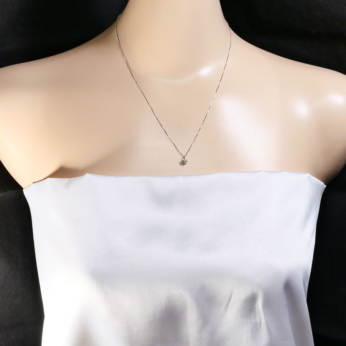 PT900/プラチナ PT850/プラチナ ネックレス ダイヤモンド 0.316ct I1 