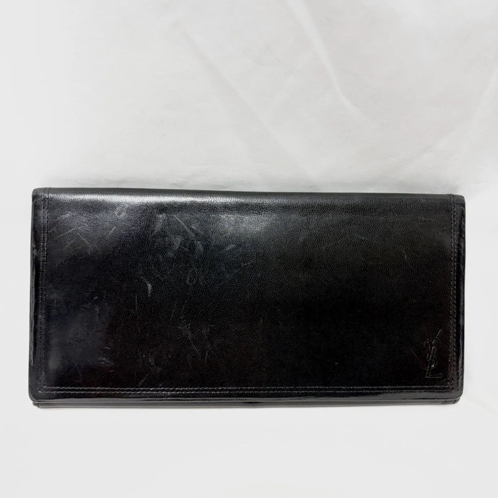 SAINT LAURENT ブラックレザー長財布 SAINT LAURENT(サンローラン 