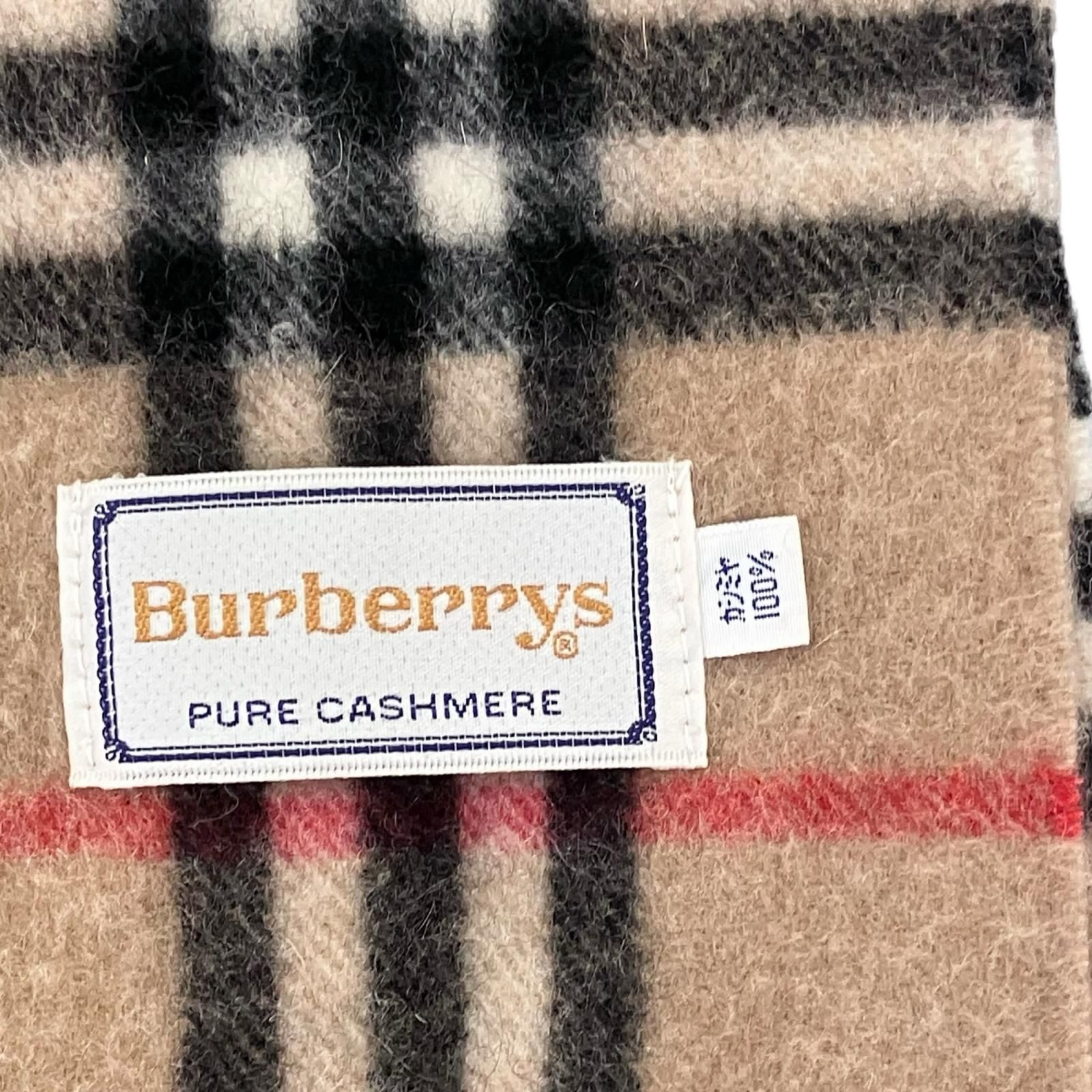 186005 Burberrys バーバリーズ マフラー ノバチェック/ブラウン