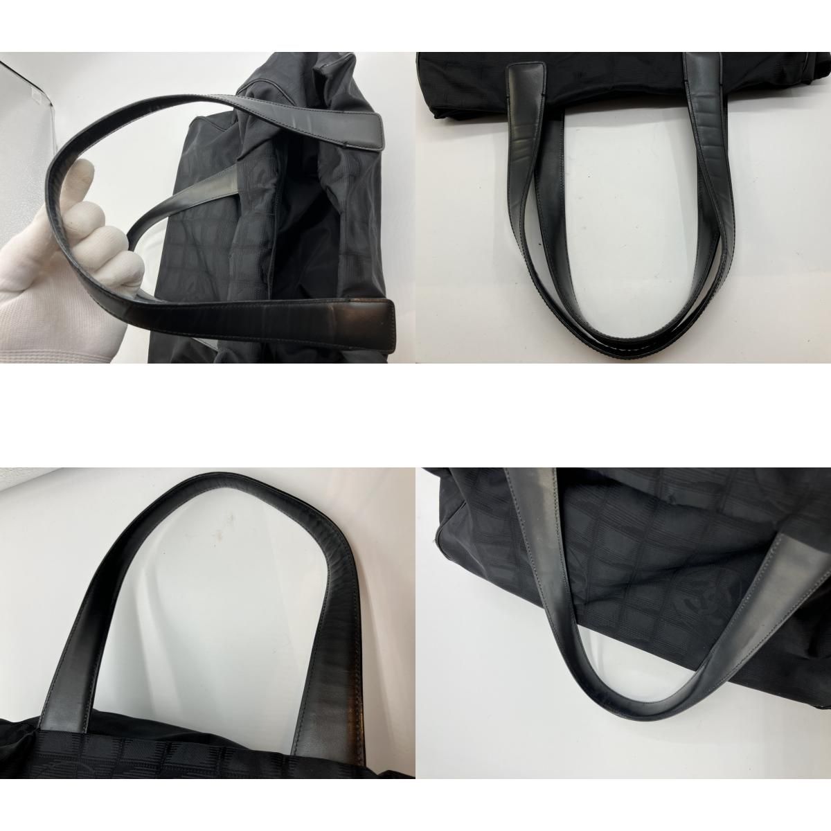 CHANEL ニュートラベルライン ナイロン トートバッグ ブラック 