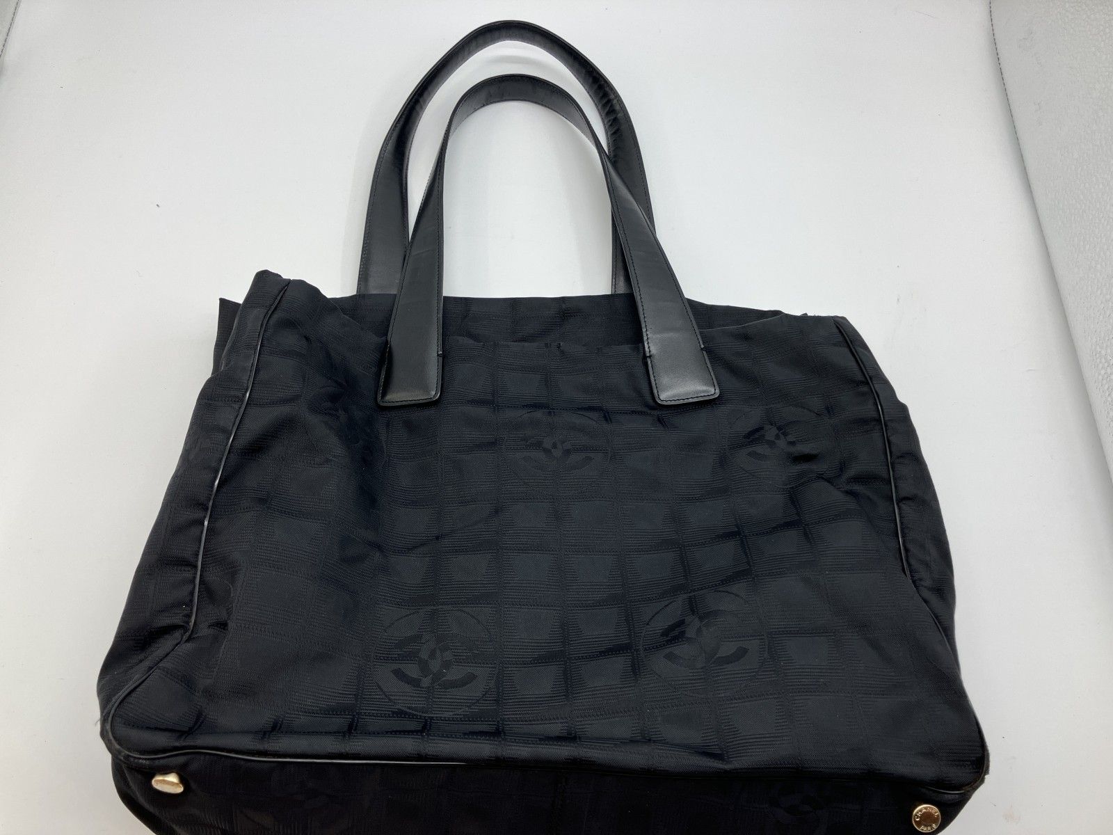 CHANEL ニュートラベルライン ナイロン トートバッグ ブラック 