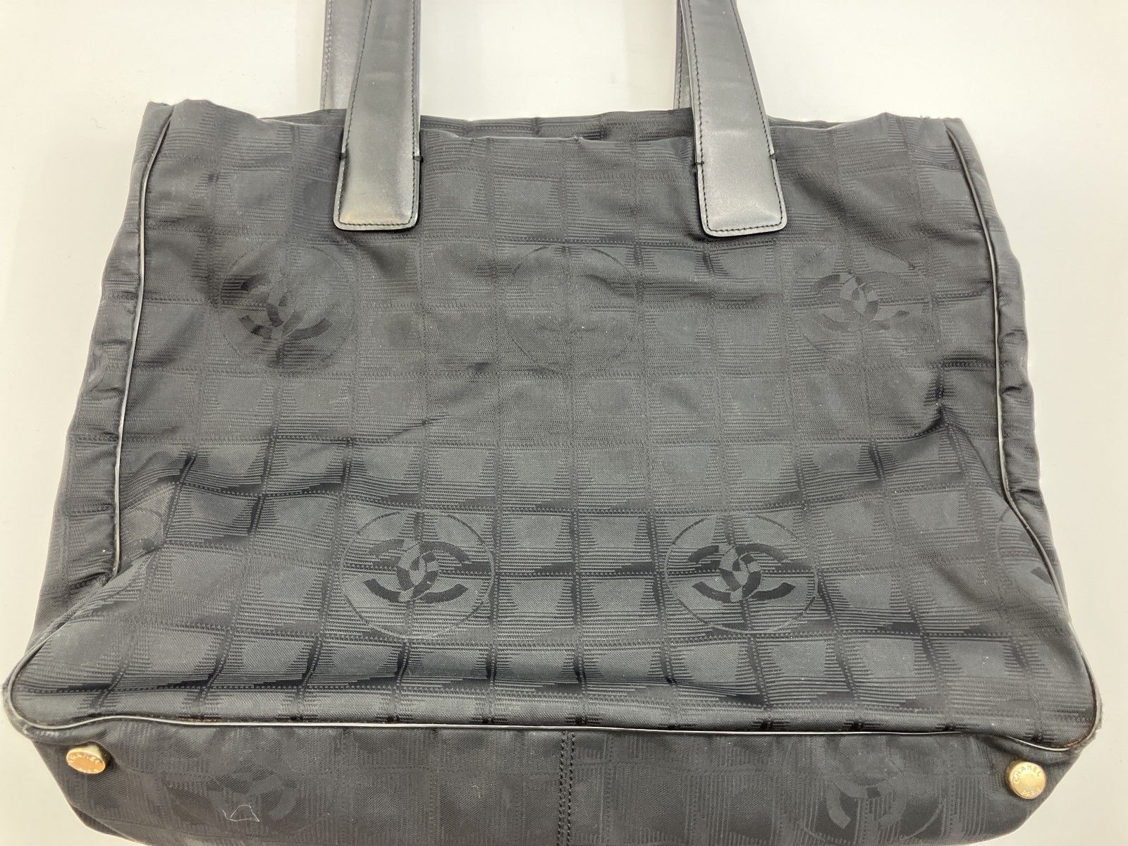 CHANEL ニュートラベルライン ナイロン トートバッグ ブラック 