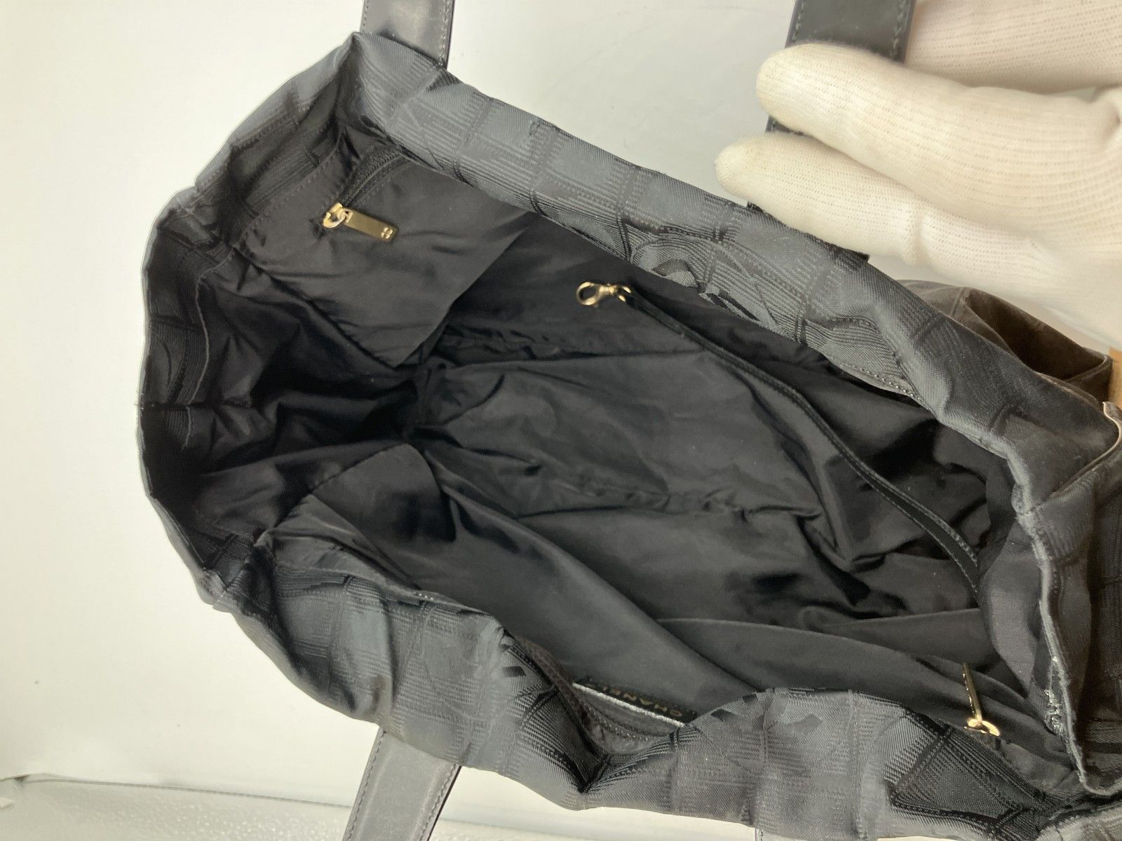 CHANEL ニュートラベルライン ナイロン トートバッグ ブラック 