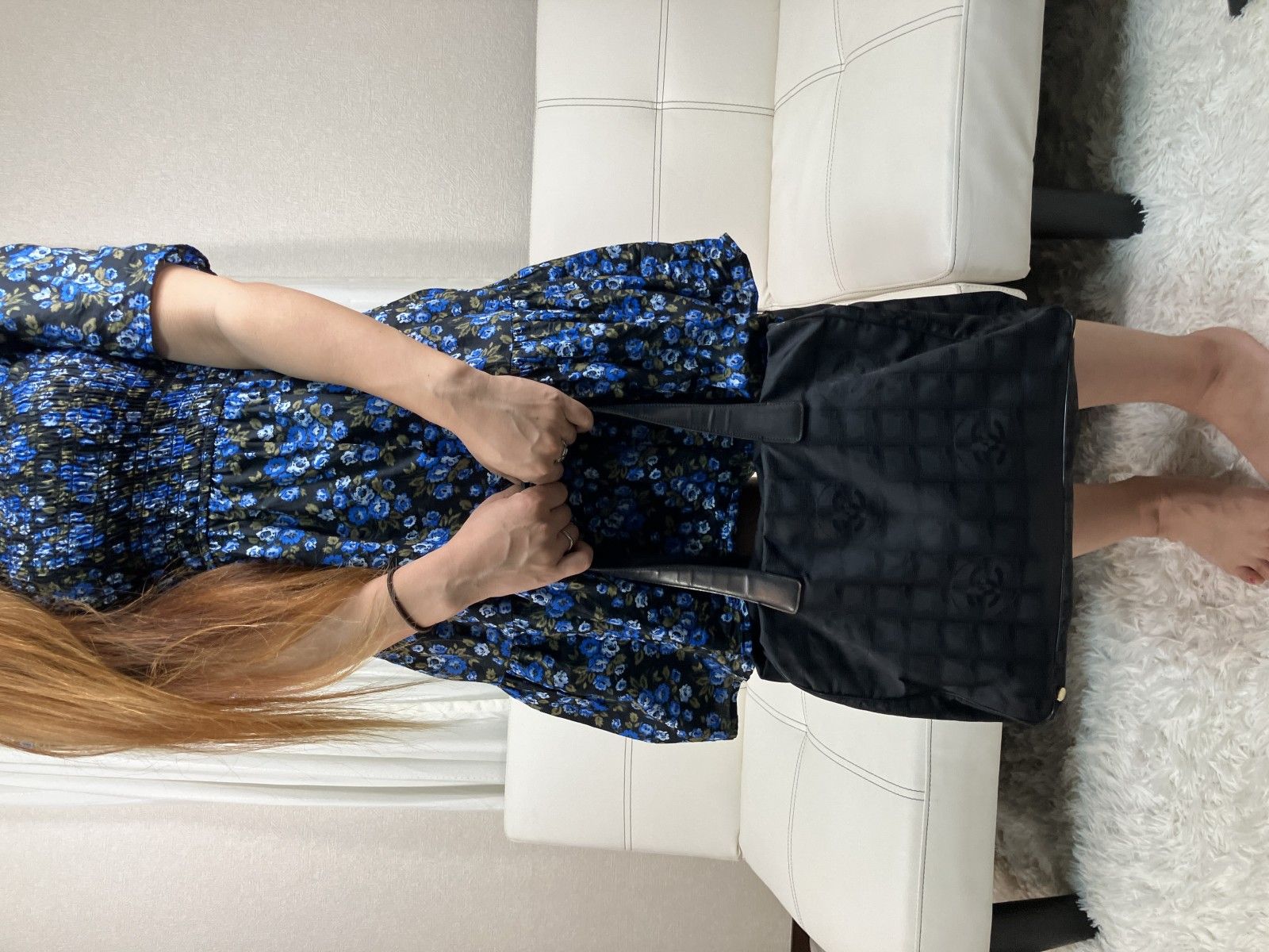 CHANEL ニュートラベルライン ナイロン トートバッグ ブラック 