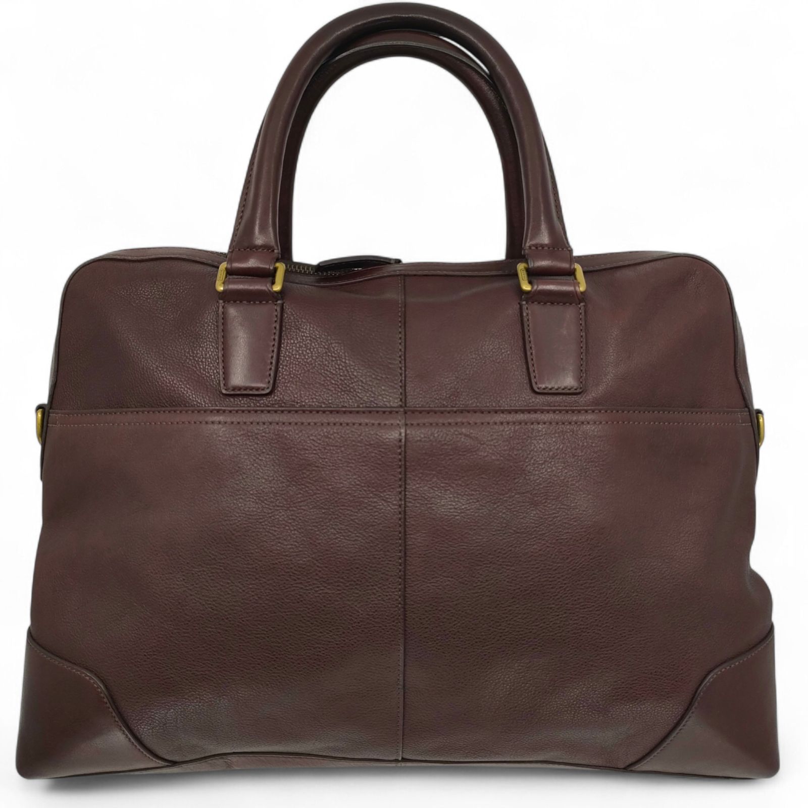 COACH コーチ ビジネスバッグ レザー ブラウン 70476 - メルカリ