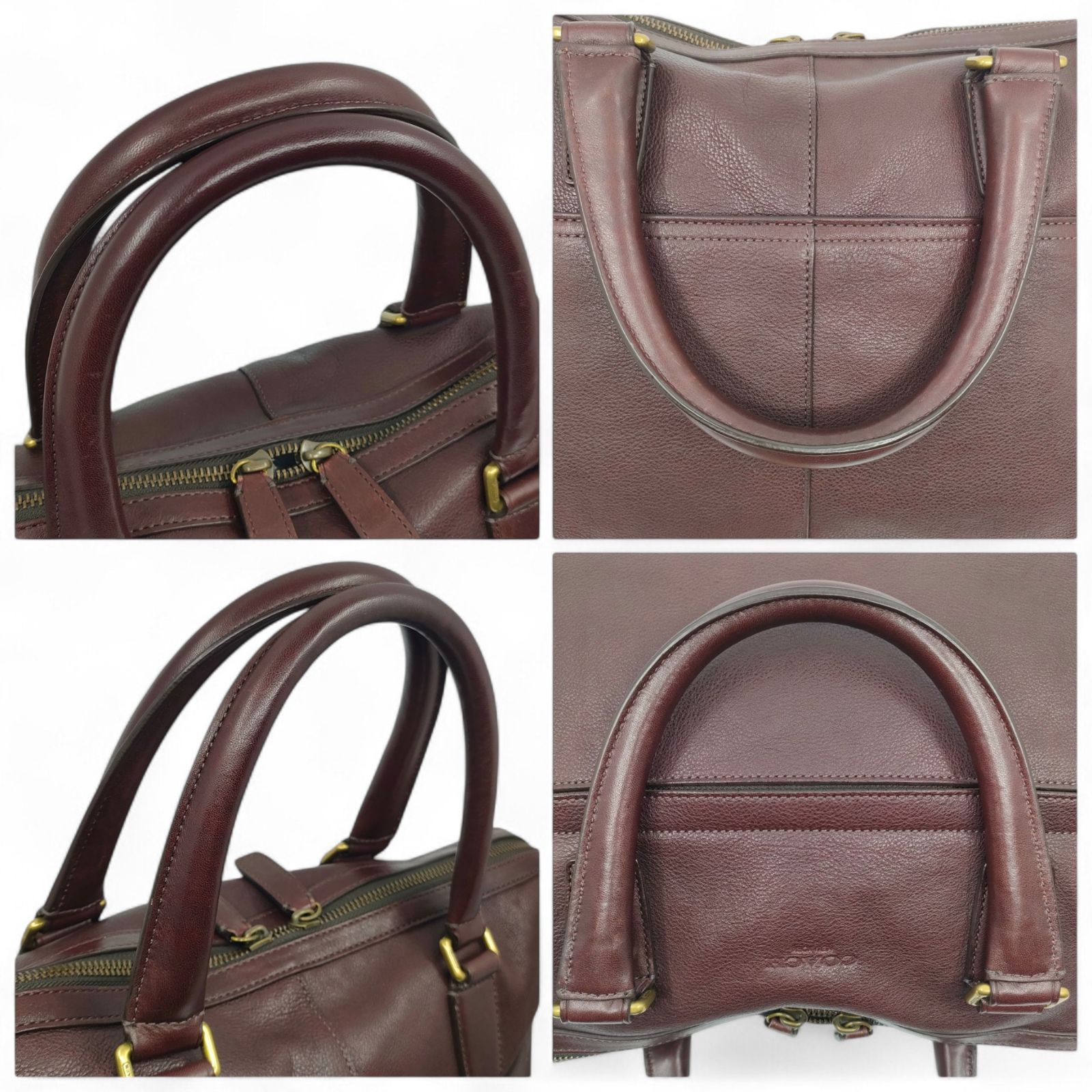 COACH コーチ ビジネスバッグ レザー ブラウン 70476 - メルカリ