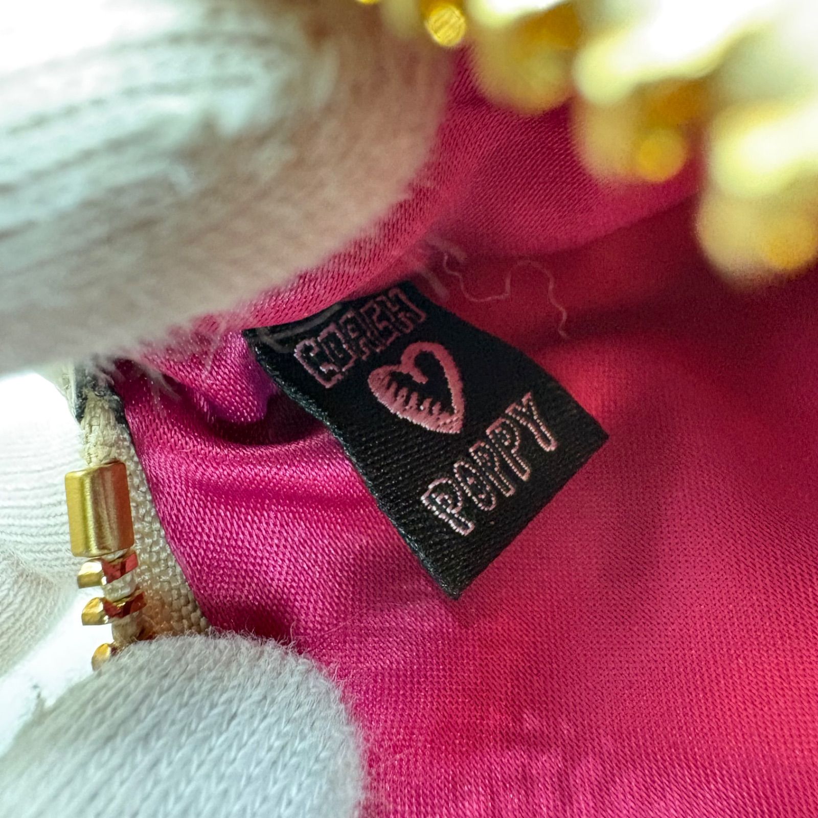 COACH POPPY コーチ ポピー スパンコール リストレット付き ゴールド 
