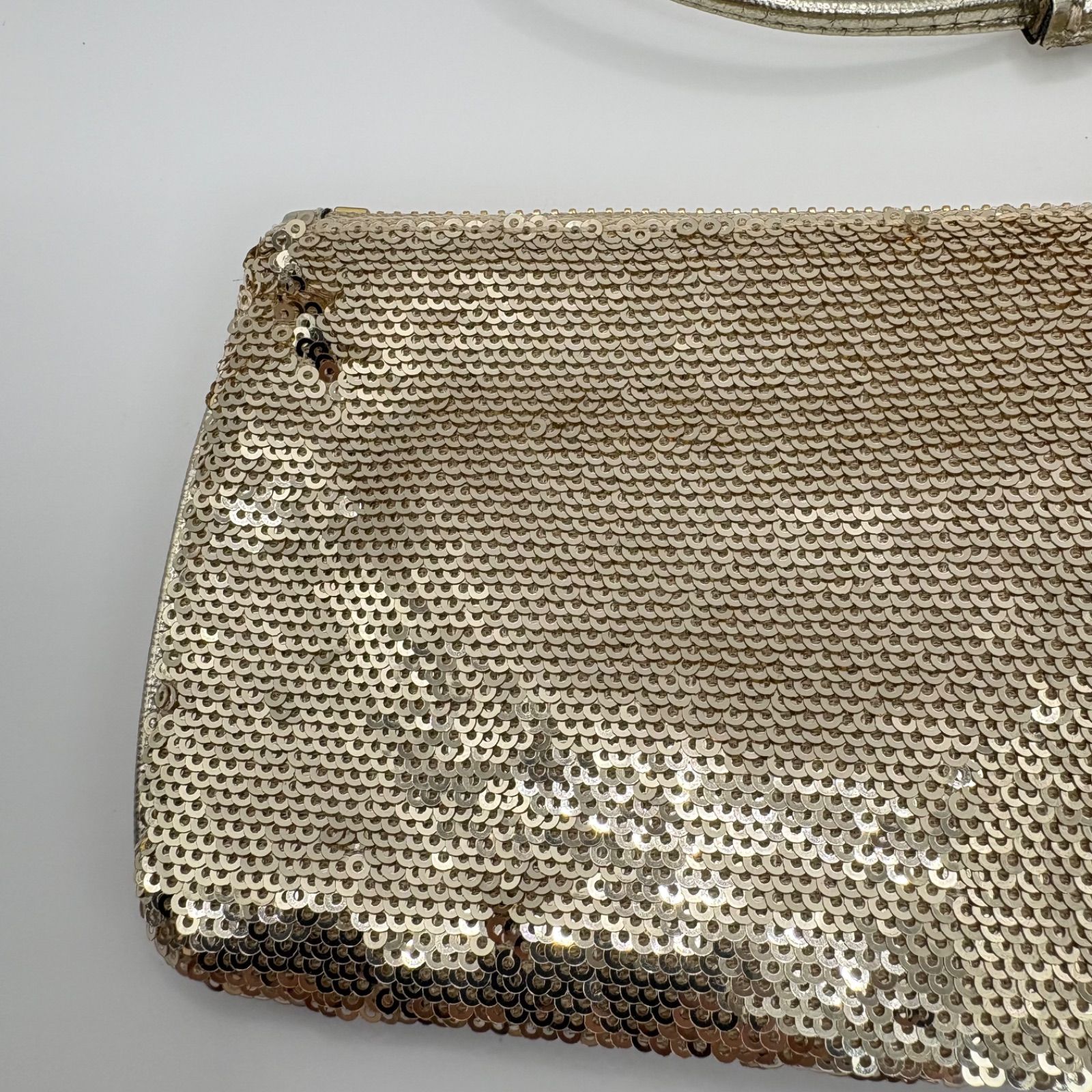 COACH POPPY コーチ ポピー スパンコール リストレット付き ゴールド 