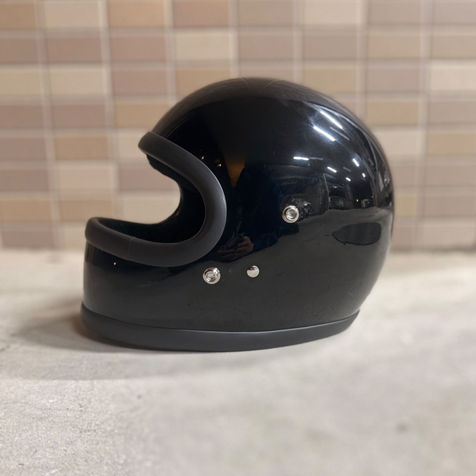 新品未使用】超小帽体フルフェイス STAR STR GT レプリカ 族ヘル