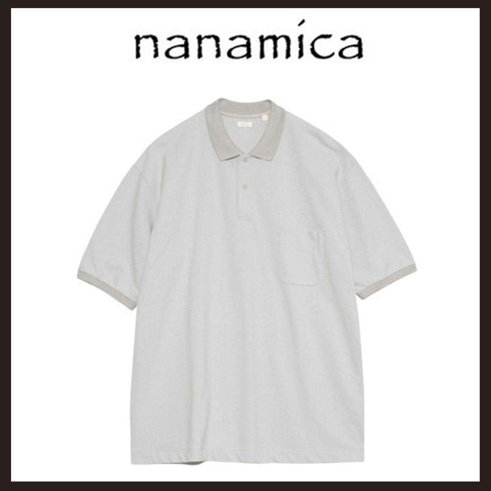 新品未使用 nanamica（ナナミカ） ポロシャツ M ライトベージュ - メルカリ