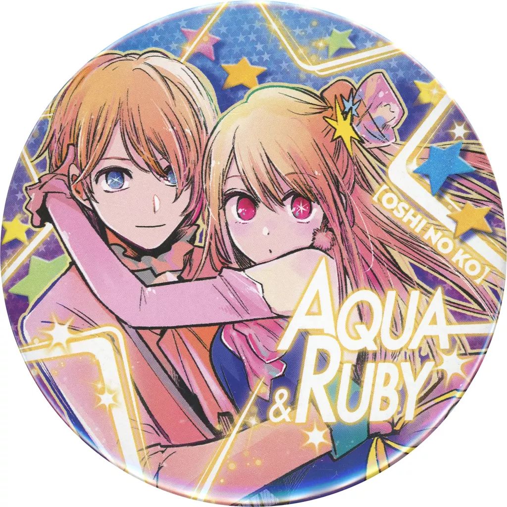 中古】バッジ・ビンズ アクア＆ルビー 「【推しの子】 コレクション缶