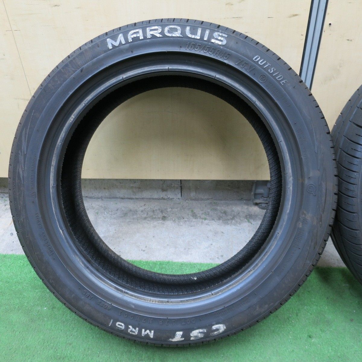 バリ溝！22年！9.5分☆165/55R15 マーキス CST MR61 MARQUIS タイヤ 15 