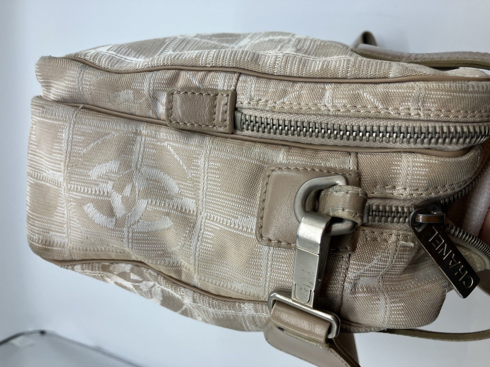 CHANEL シャネル ニュートラベルライン 2WAY バッグ シール有 7075948 