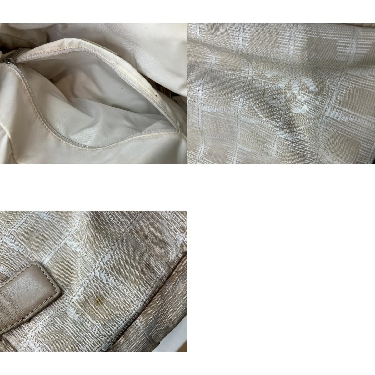 CHANEL シャネル ニュートラベルライン 2WAY バッグ シール有 7075948 