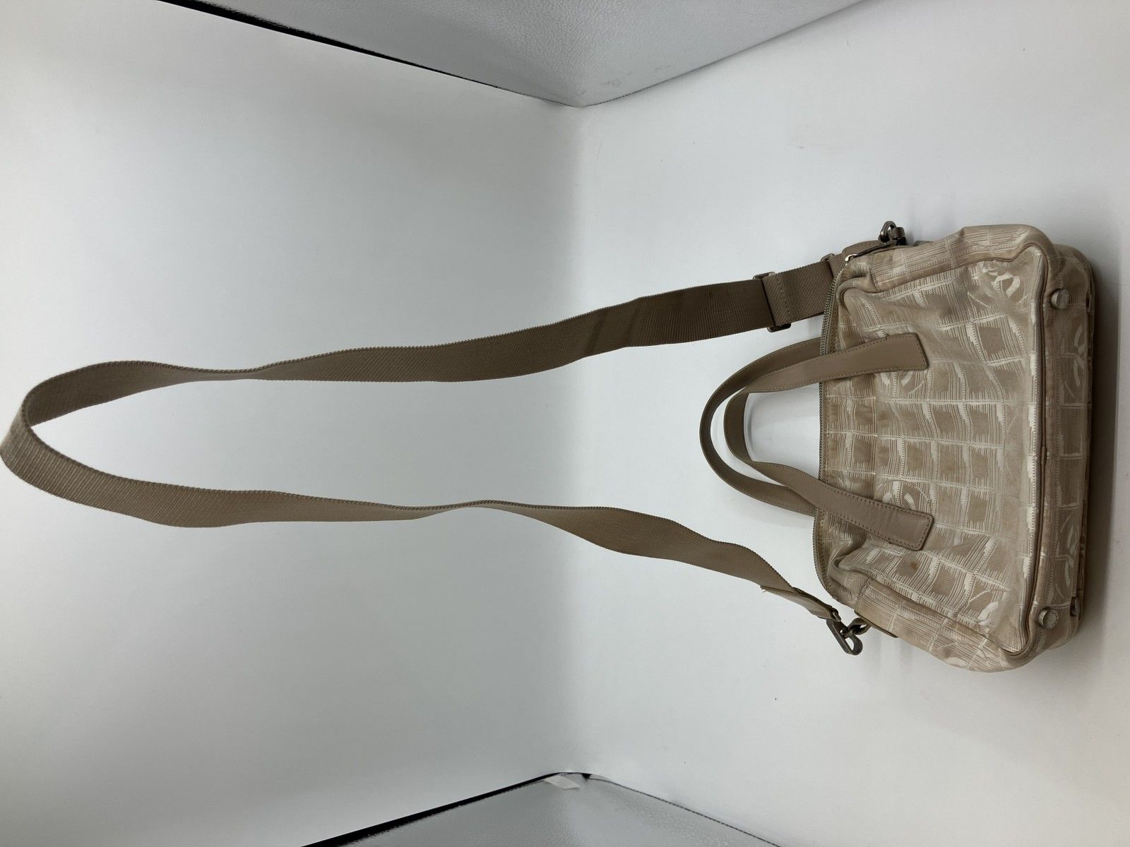 CHANEL シャネル ニュートラベルライン 2WAY バッグ シール有 7075948 