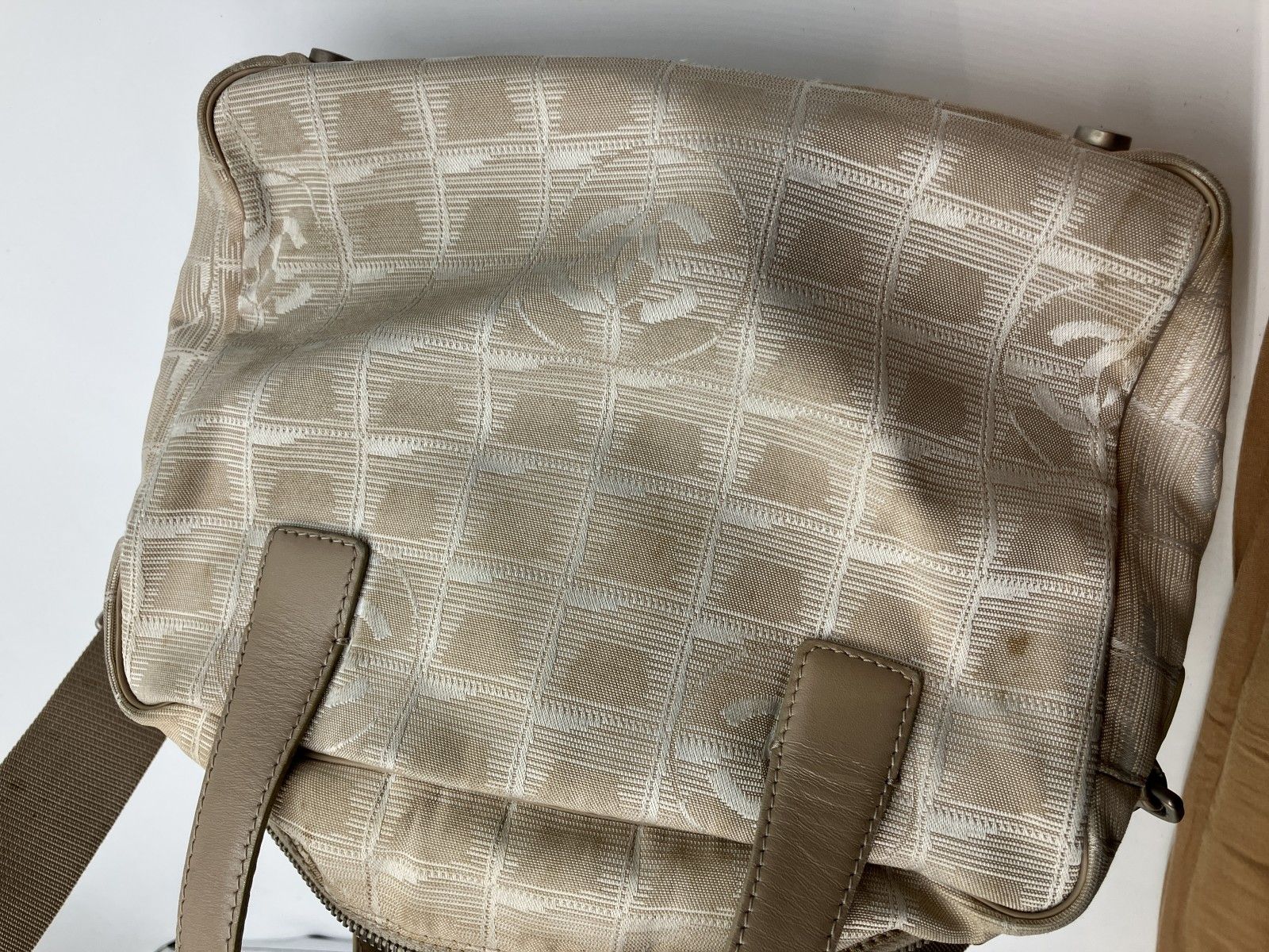 CHANEL シャネル ニュートラベルライン 2WAY バッグ シール有 7075948 
