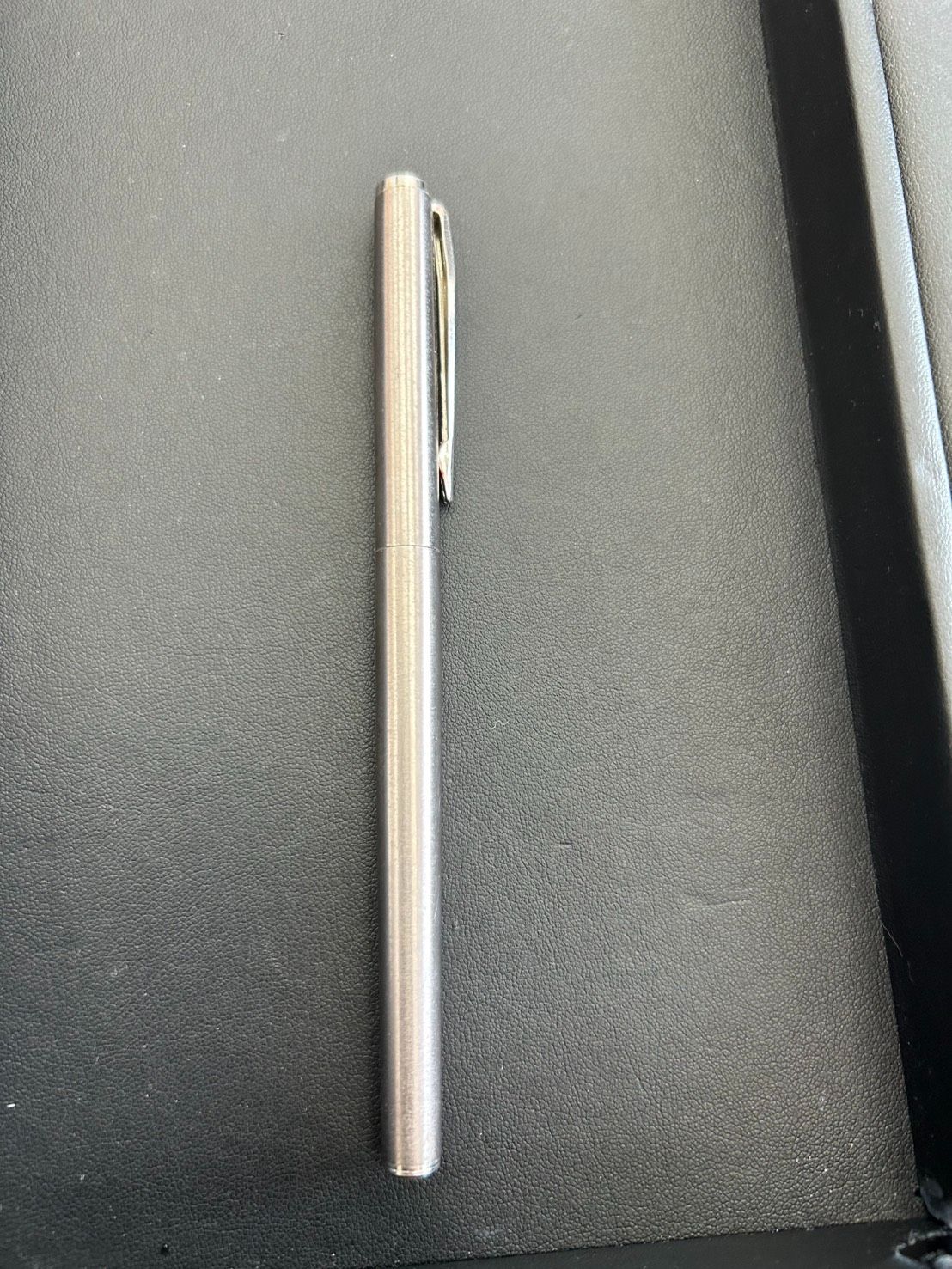 箱ナシ MONTBLANC モンブラン 万年筆 ノブレスシルバー ステンレス