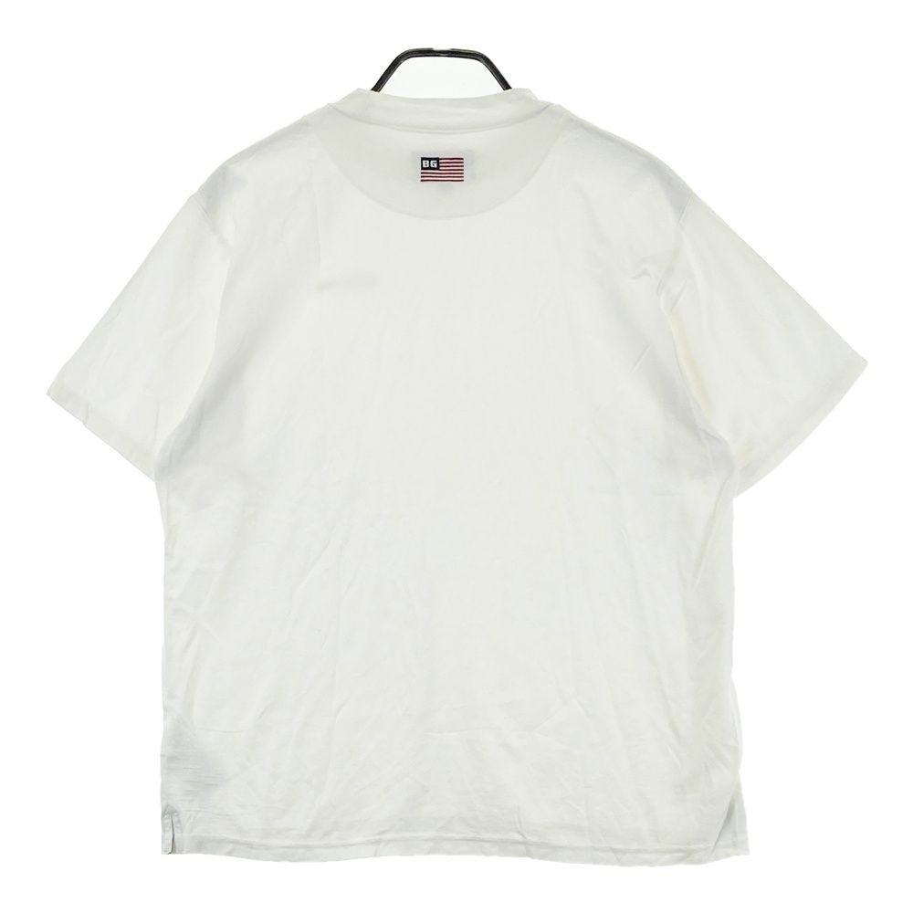 BRIEFING」 半袖Tシャツ M ホワイト メンズ ⭐️BRIEFING モックネック