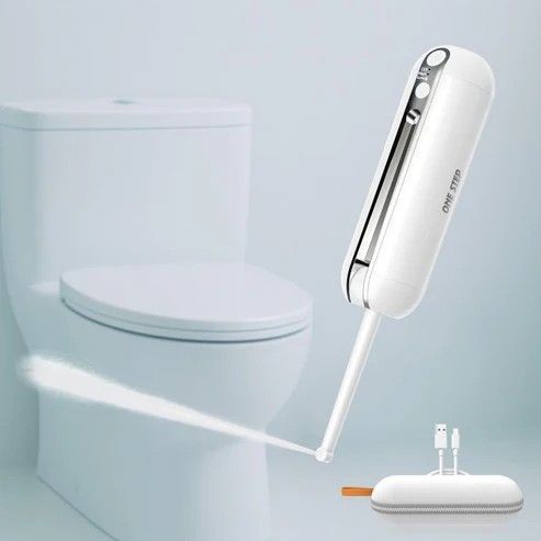 3102 携帯ウォシュレット 充電式 200ml ホワイト 折りたたみ式 防水 
