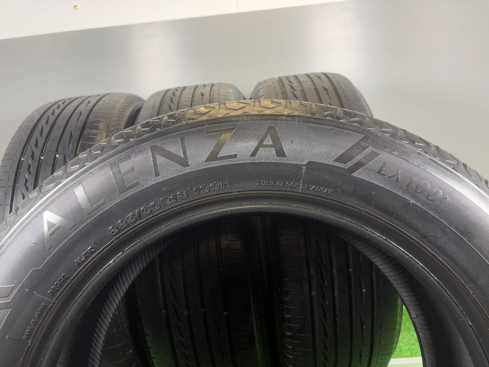 送料無料☆225/60R18 ブリヂストン ALENZA LX100 2021年製 4本 夏