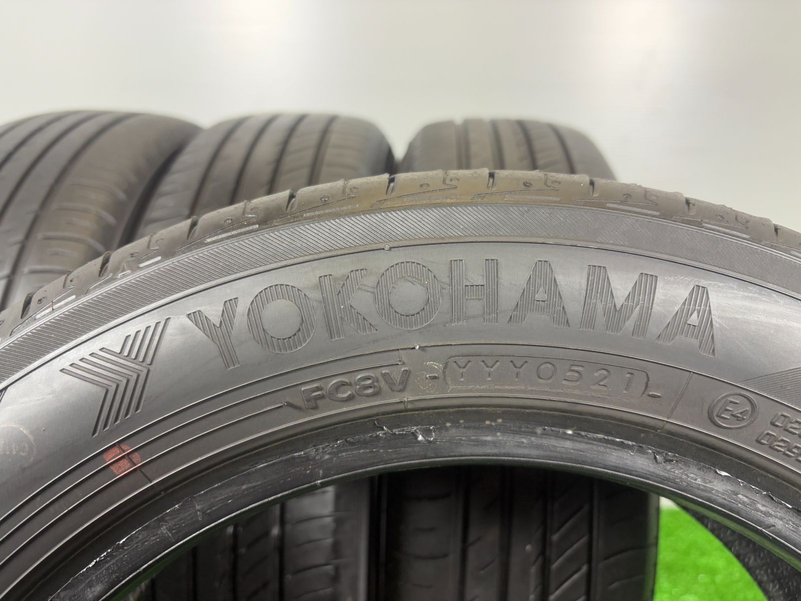 送料無料☆155/65R14 ヨコハマ ADVAN 2021年製 4本 夏 タイヤ ノーマル 