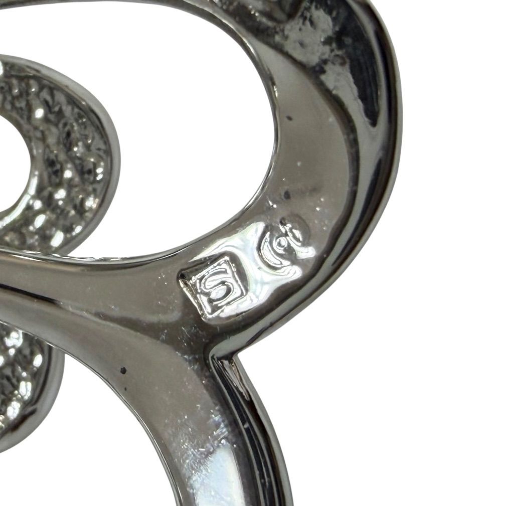 TASAKI タサキ シルバー 3粒 あこや真珠 パール フラワー ブローチ ✨美品✨TASAKI タサキ アコヤ真珠 パール 3粒 シルバー フラワー