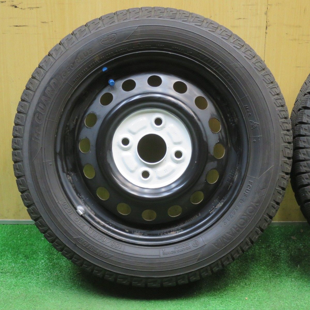 バリ溝！9.5分以上☆スタッドレス 155/65R13 ヨコハマ アイスガード 