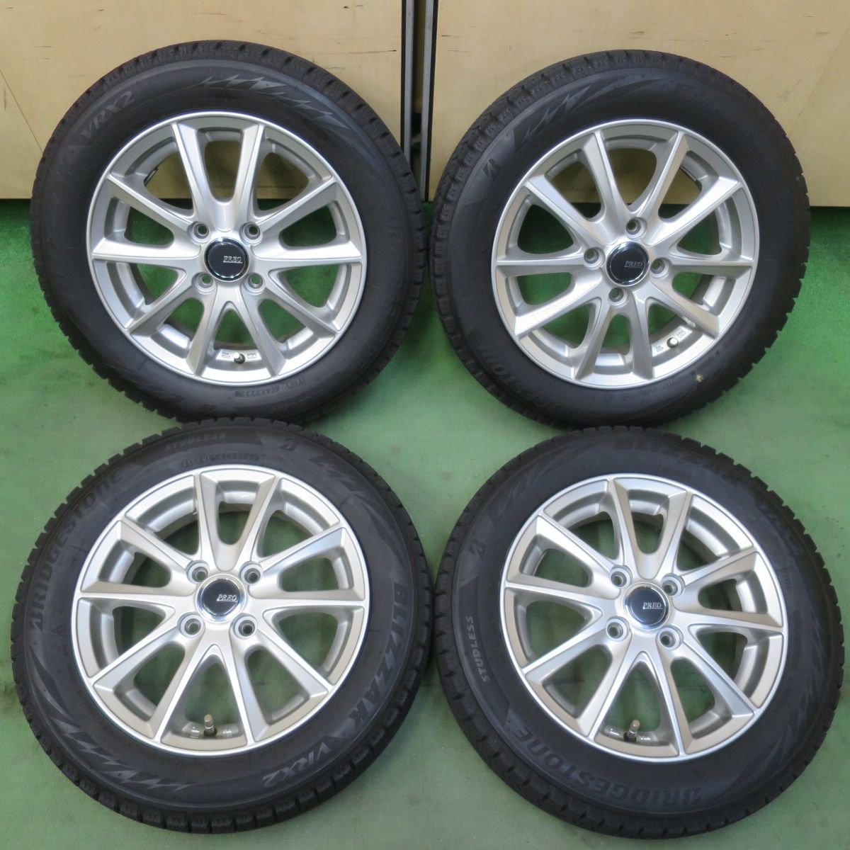 キレイ！23年☆スタッドレス 155/65R14 ブリヂストン ブリザック VRX2 